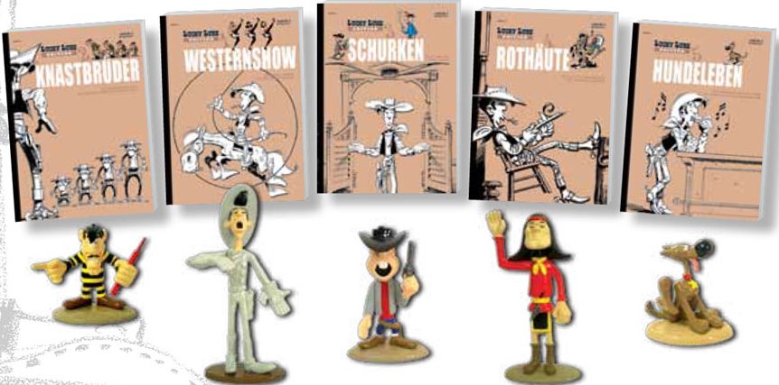 Lucky Luke Edition mit Figuren