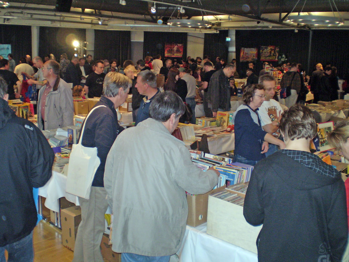 Großer Besucherandrang herrschte auf der Berliner Comicbörse im Jahr 2011