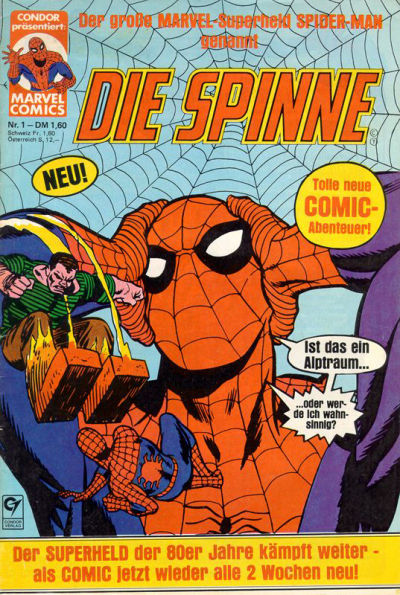 Die Spinne Nr. 1 (Conder Verlag) Titelbild