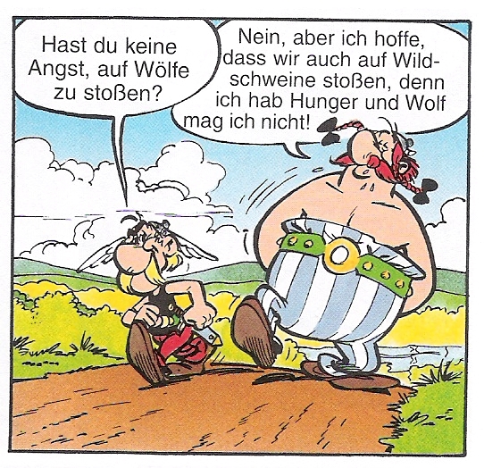 Asterix Band 5 (Panelvergleich)