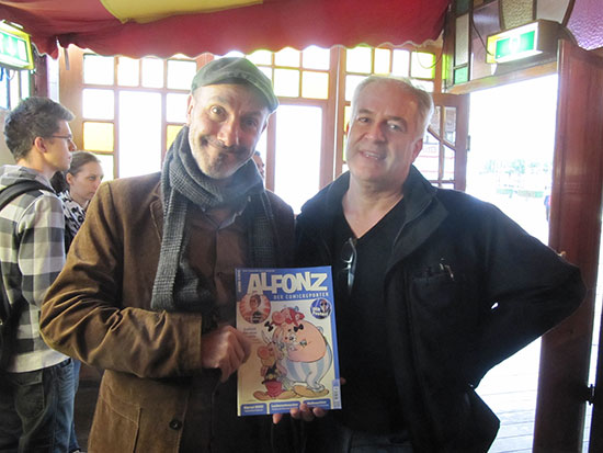 Jean-Yves Ferri & Didier Conrad kennen ALFONZ