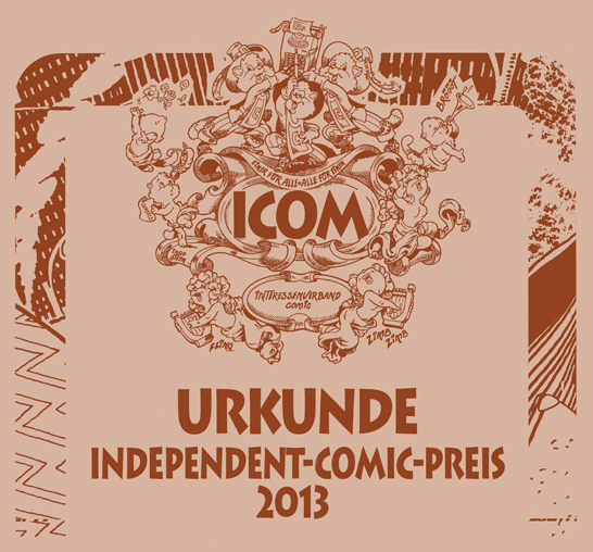 ICOM Preis Urkunde 2013