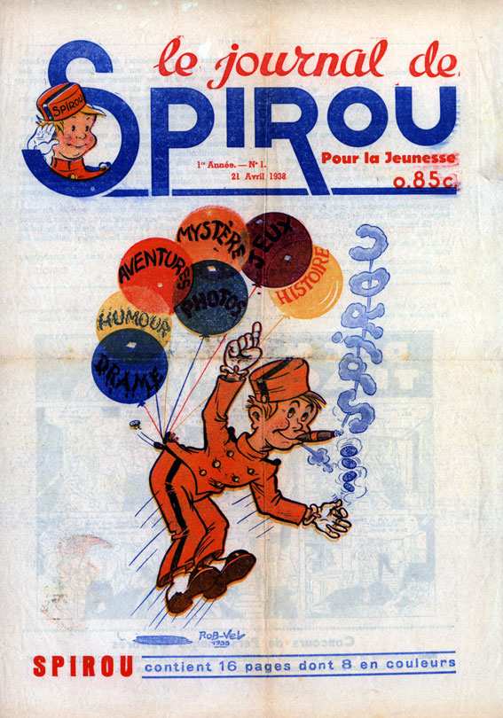 Ankündigungsplakat für die erste Ausgabe vom 21. April 1938