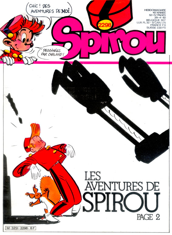 Yves Chaland zeichnete Spirou im Jahr 1981