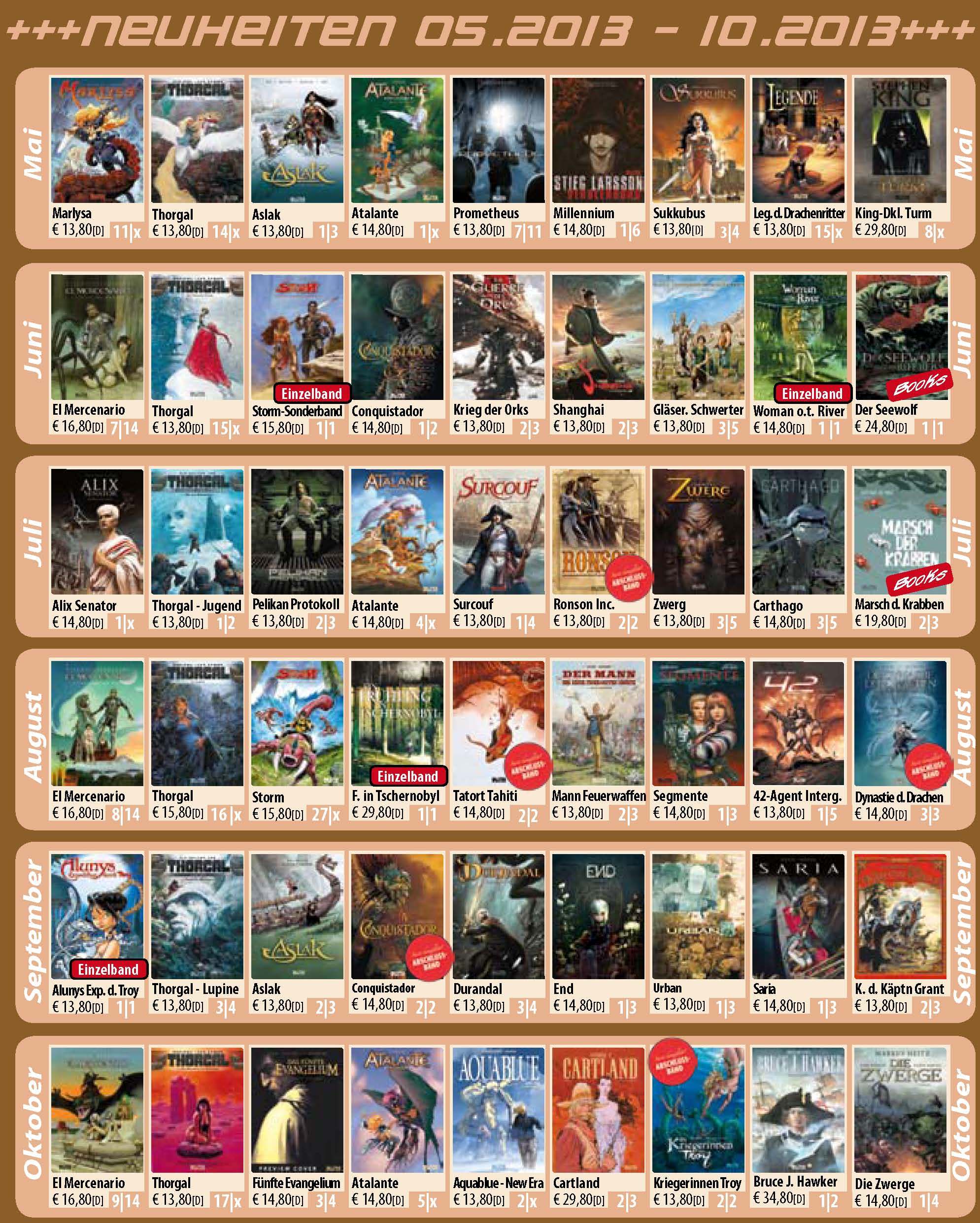 Splitter Katalog Sommer 2013 Das Programm