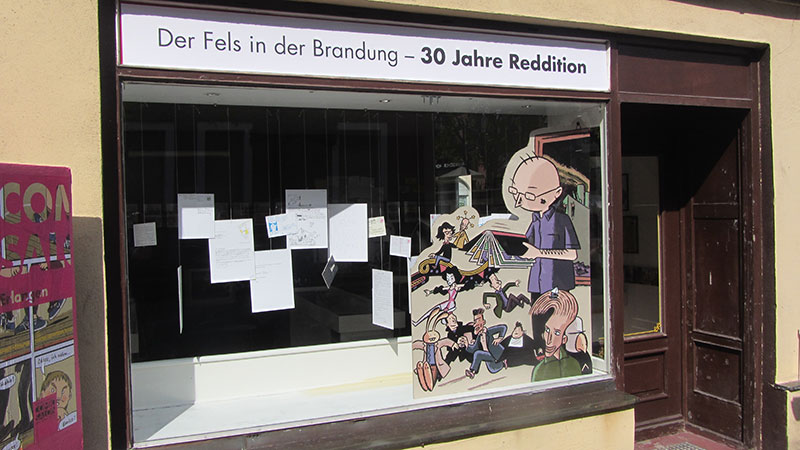 Eingang der REDDITION-Ausstellung