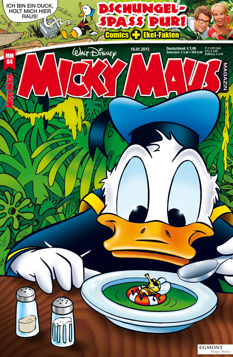 Micky Maus Nr. 4/2015 Titelbild