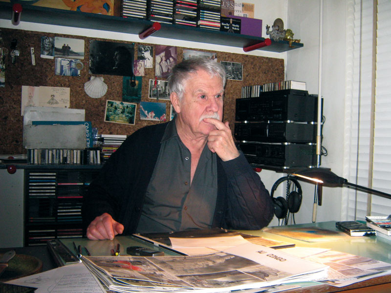 Hermann in seinem Atelier, 2013. (c) Brabant Strip Magazine