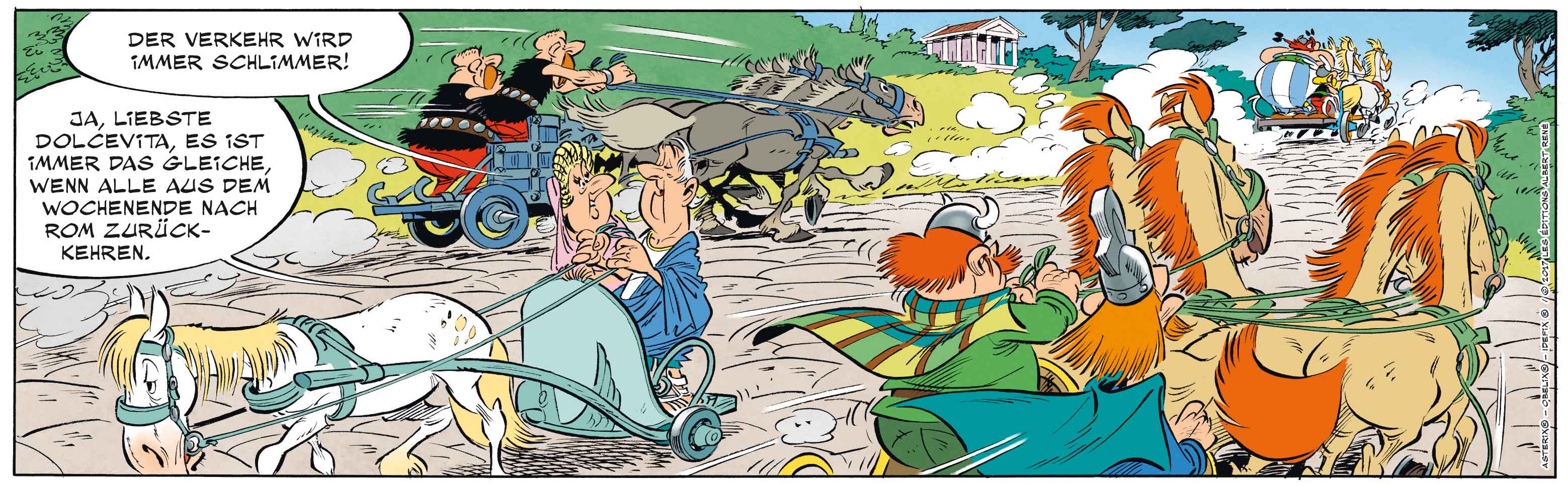 Panel aus dem neuen Asterix-Band 37