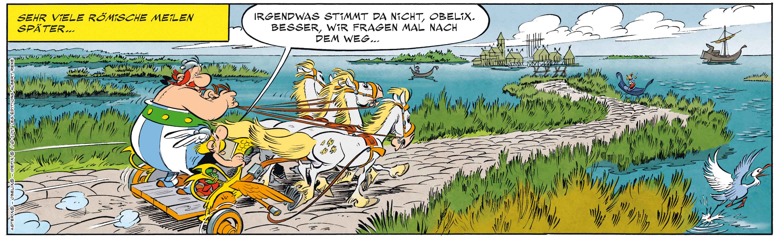 Panel aus dem neuen Asterix-Band 37