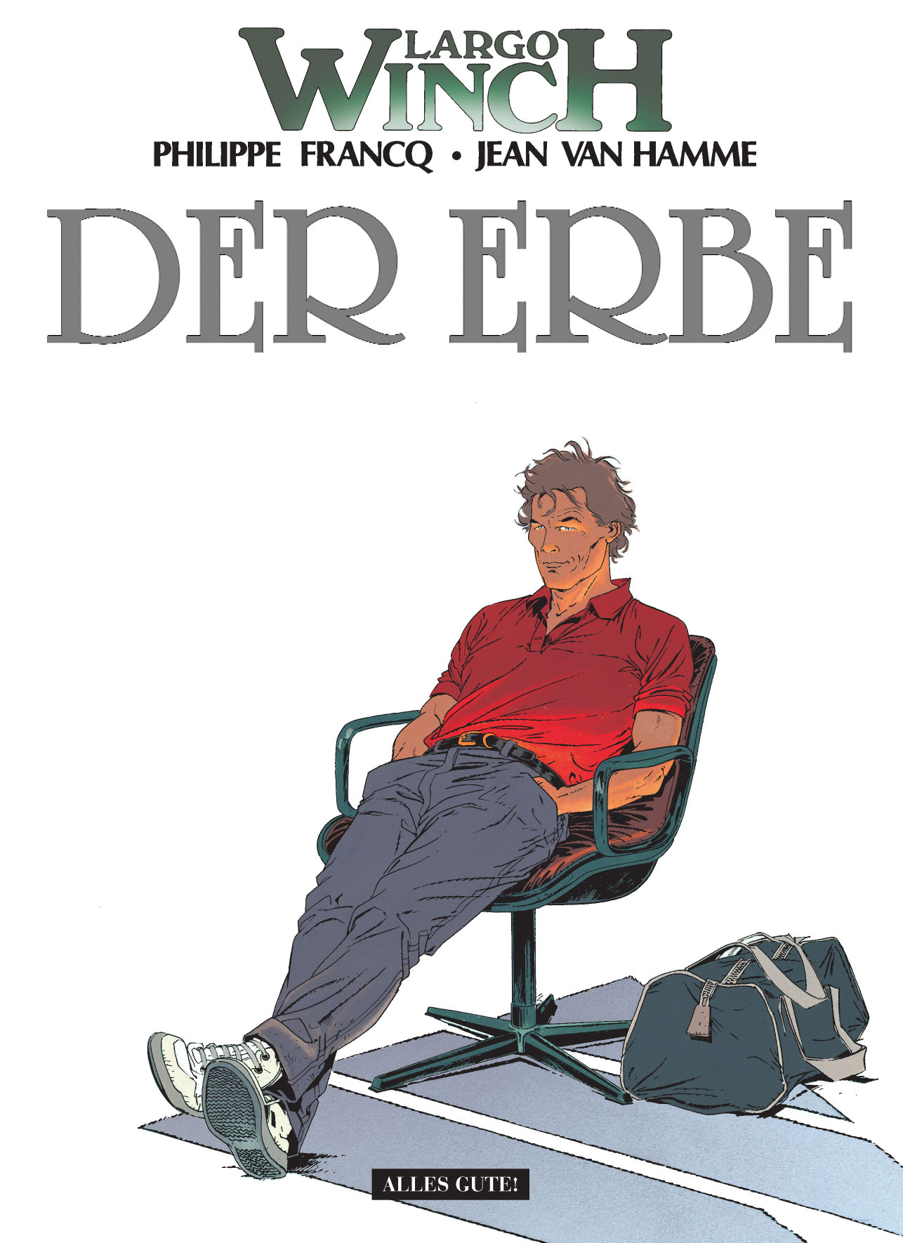 Das Titelbild des ersten Albums von Largo Winch: »Der Erbe«