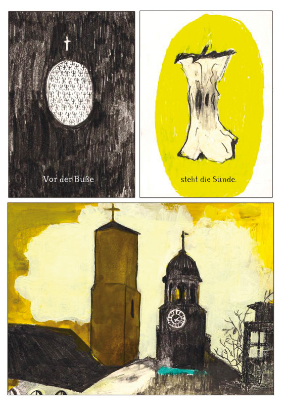 Seite aus "Das leere Gefäß".