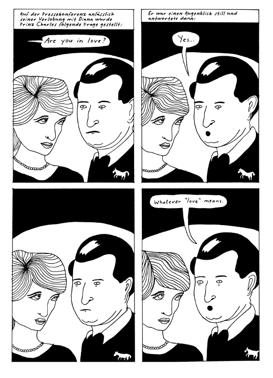 Seite aus "Der Ursprung der Liebe".