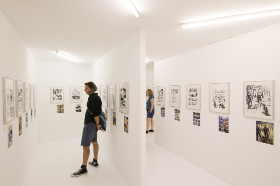 Ausstellung "Jeff Lemire - Die Kunst des Erzählens" im Redoutensaal