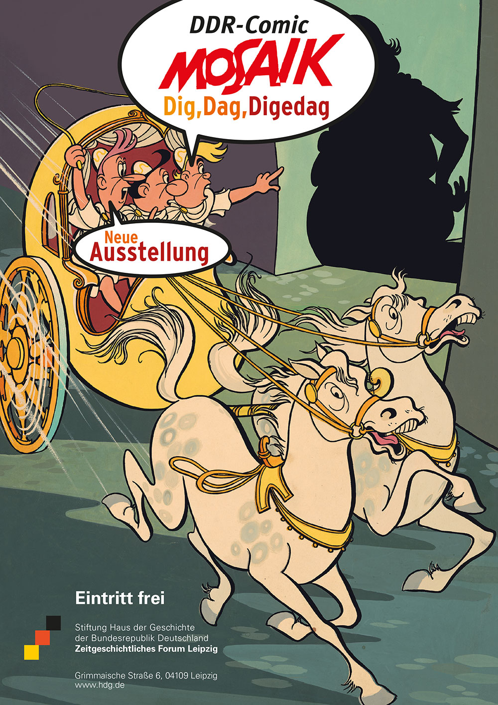 Die Digedags in Leipzig Plakat