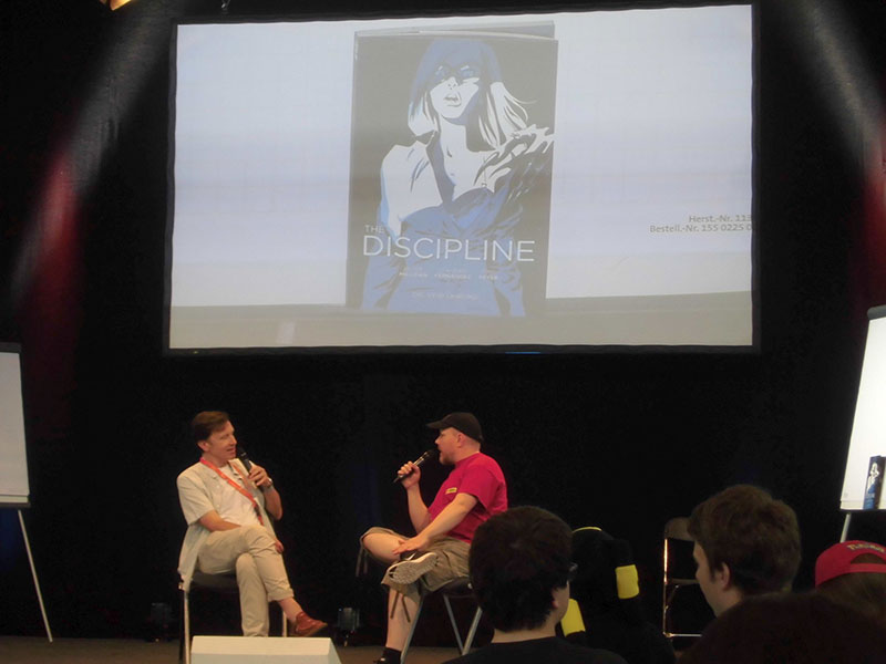 Peter Milligan stellt seinen neuen Band THE DISCIPLINE vor