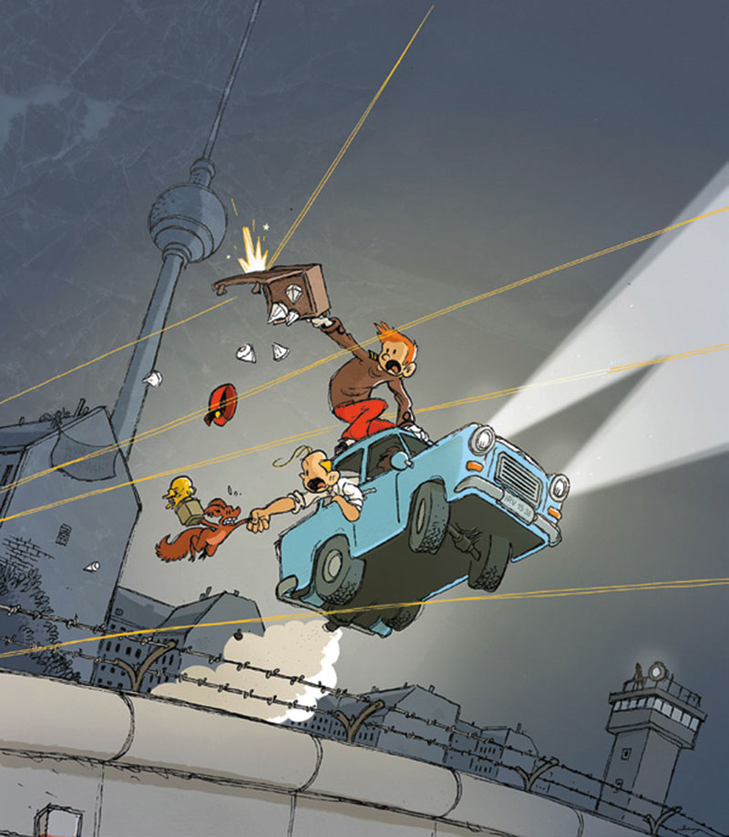 Spirou vom Berliner Zeichner Flix