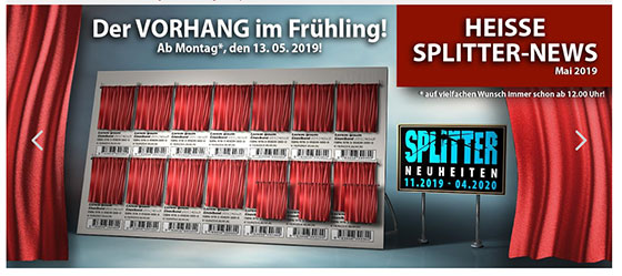 splitter 2019 2020 vorhang