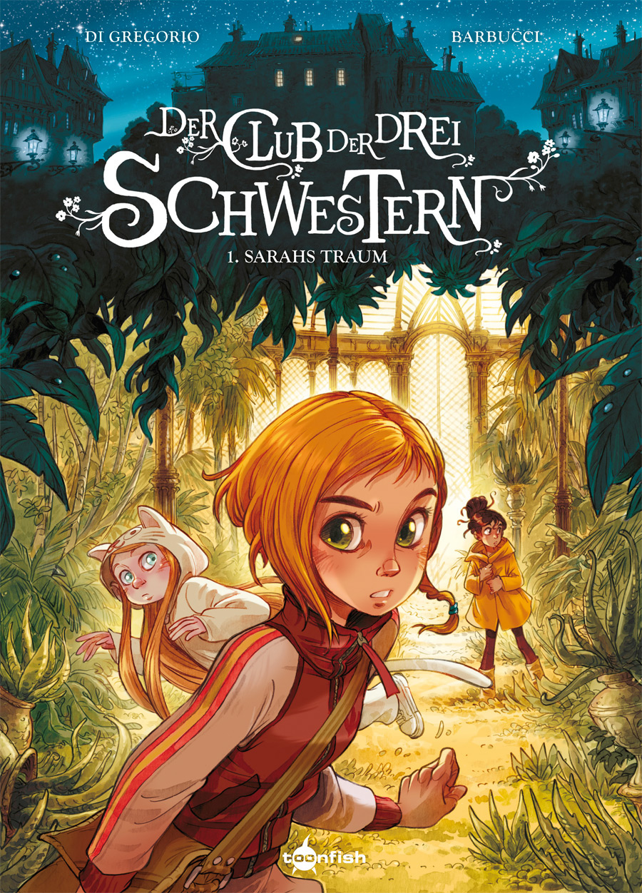 Das Titelbild des Comics Der Club der drei Schwestern.