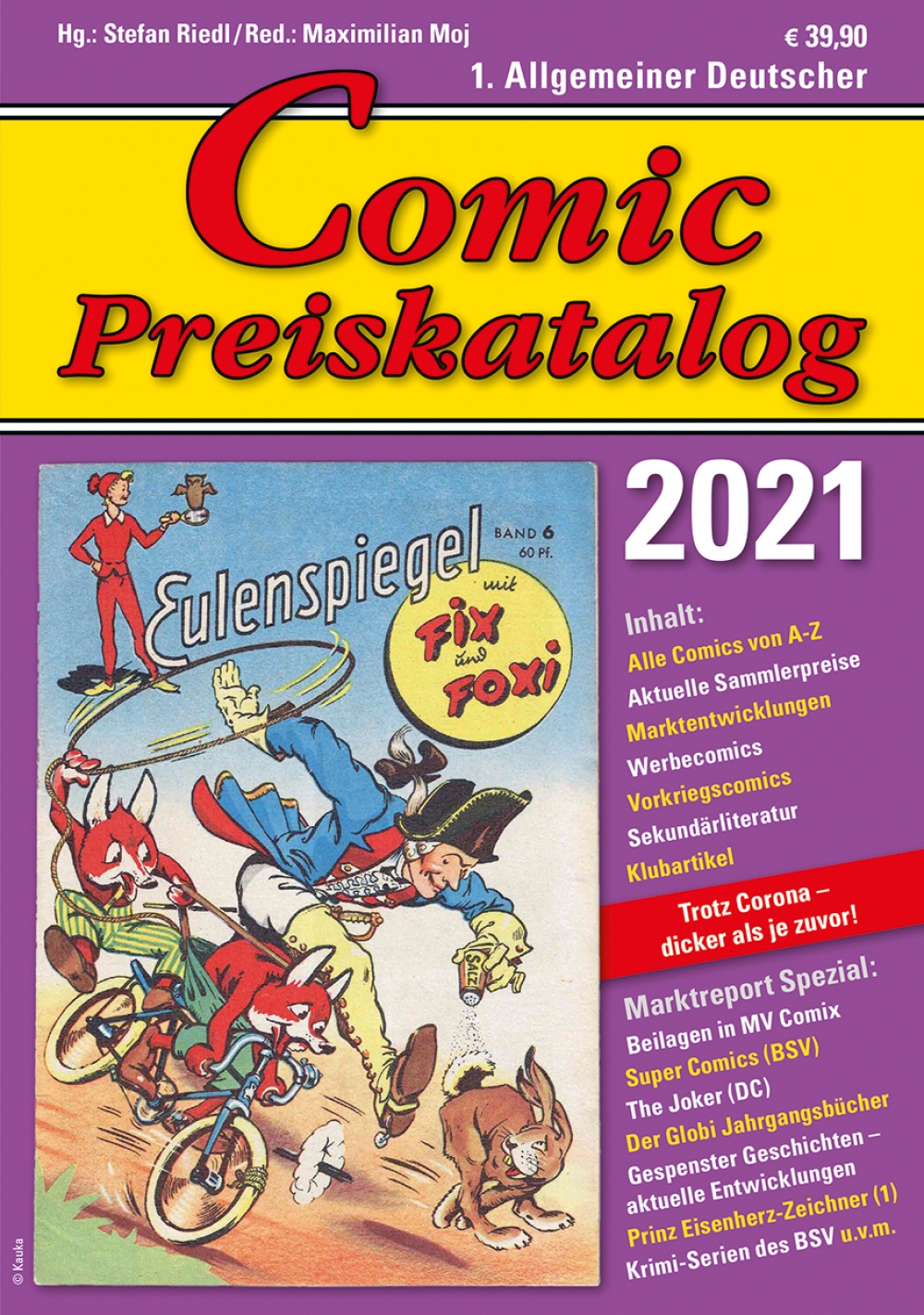Titelbild: Comic-Preiskatalog 2021 (Hardcover)