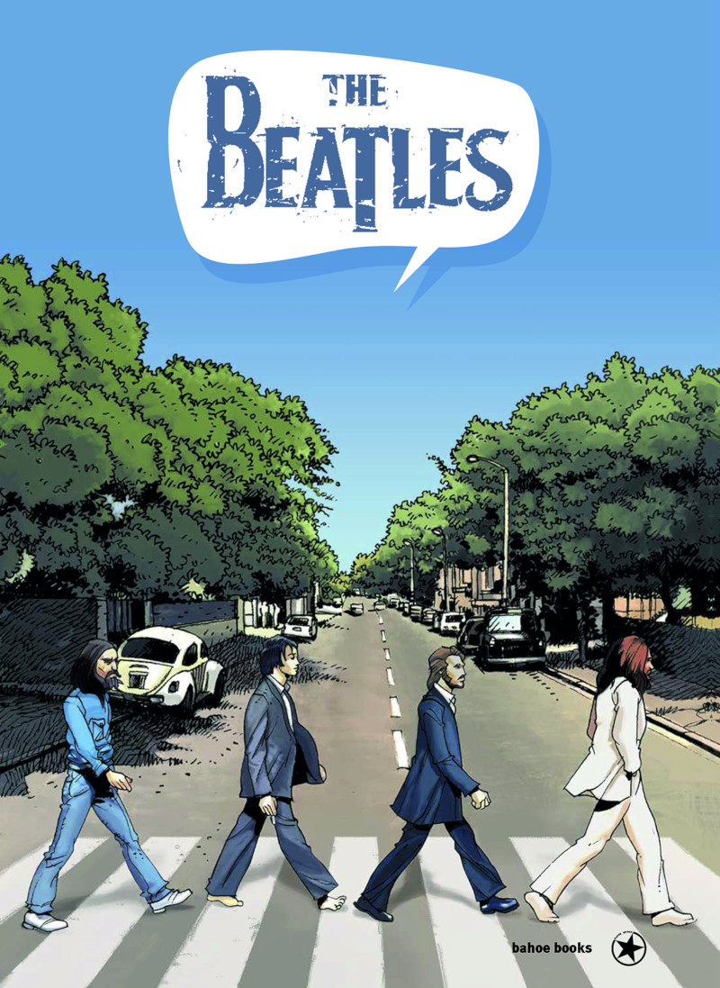 Das Titelbild des Beatles-Comics.