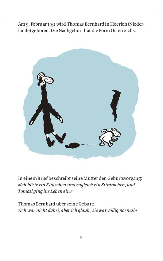 Leseprobe aus Nicolas Mahlers "unokorrekter Biografie" Thomas Bernhards.