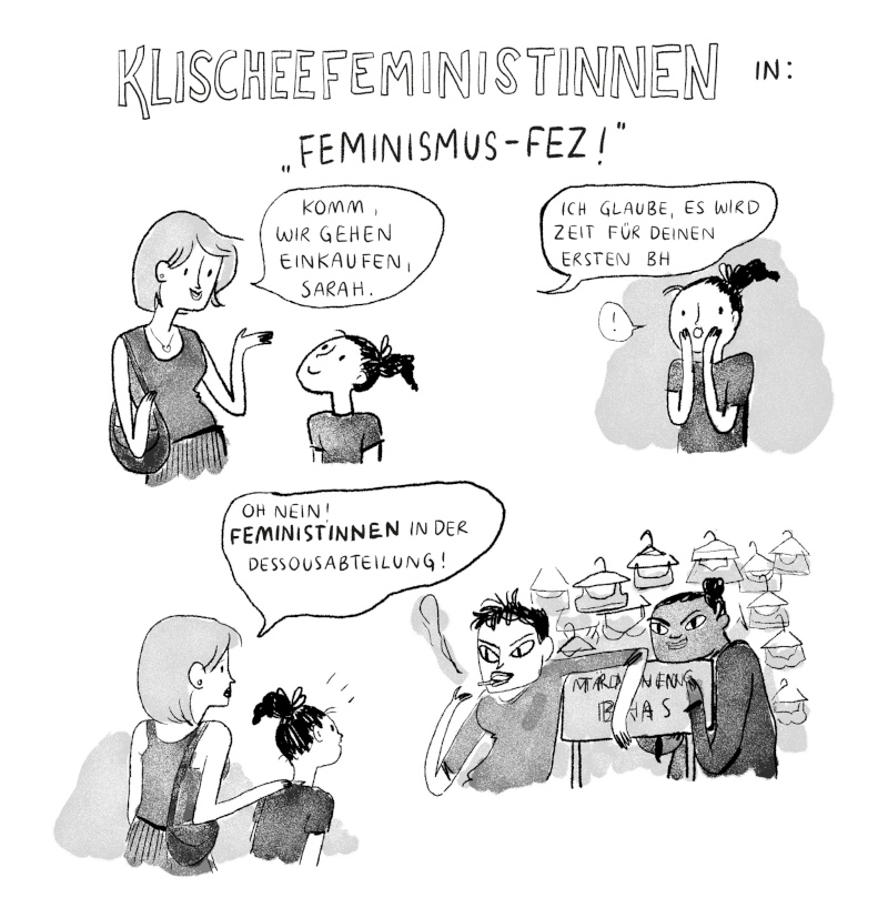 Ihre Strips sind feministisch. Es geht aber nicht nur um "Klischeefeministinnen" ...
