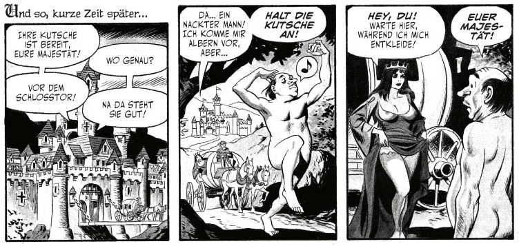 Beispielpanels aus Die erotische Kunst des Wally Wood.