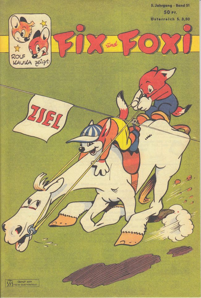 Titelbild von Fix und Foxi Heft 51 (1956)
