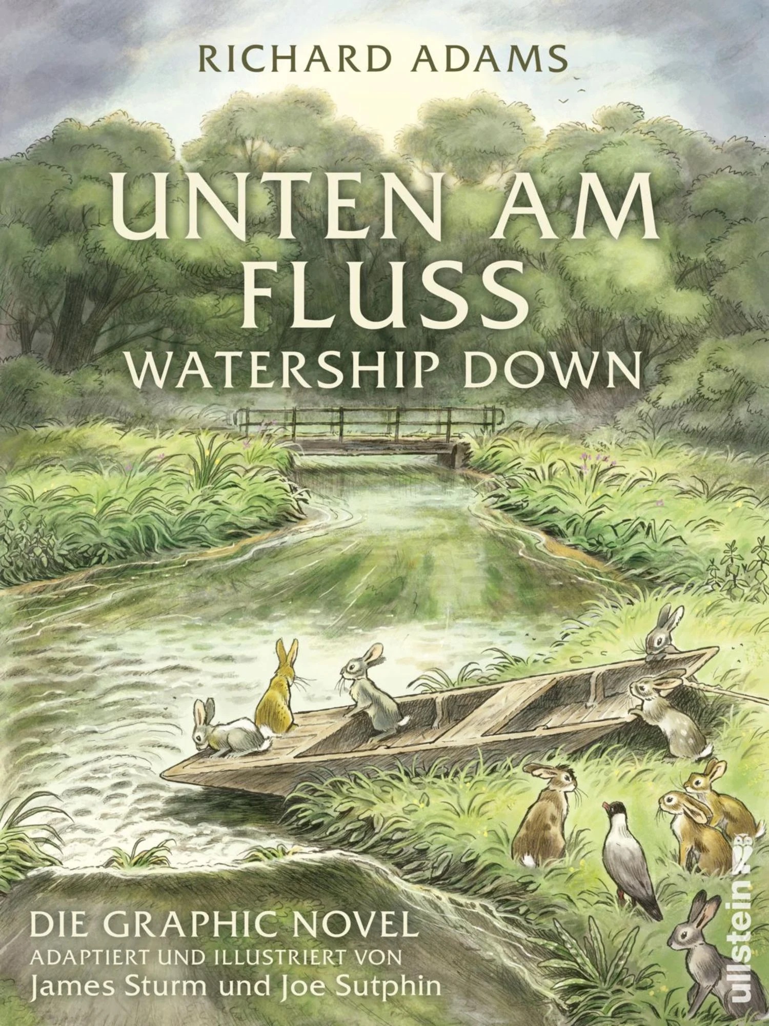 Titelbild vonUnten am Fluss Watership Down - Die Graphic Novel