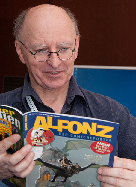 Horst Gotta liest ALFONZ! Foto © 2012 Uwe Zimmermann