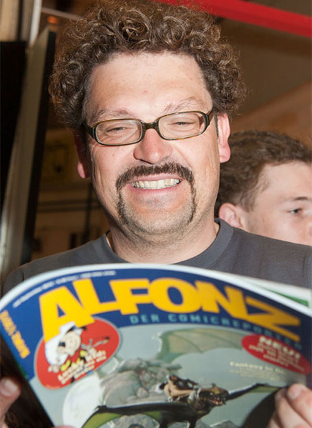 Thomas Gronle liest ALFONZ! Foto © 2012 Uwe Zimmermann