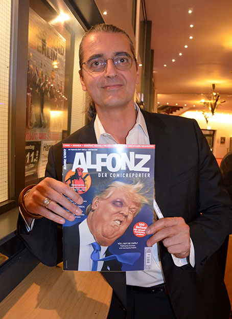 Hagen Rether liest ALFONZ. Foto © 2017 Stefan Svik