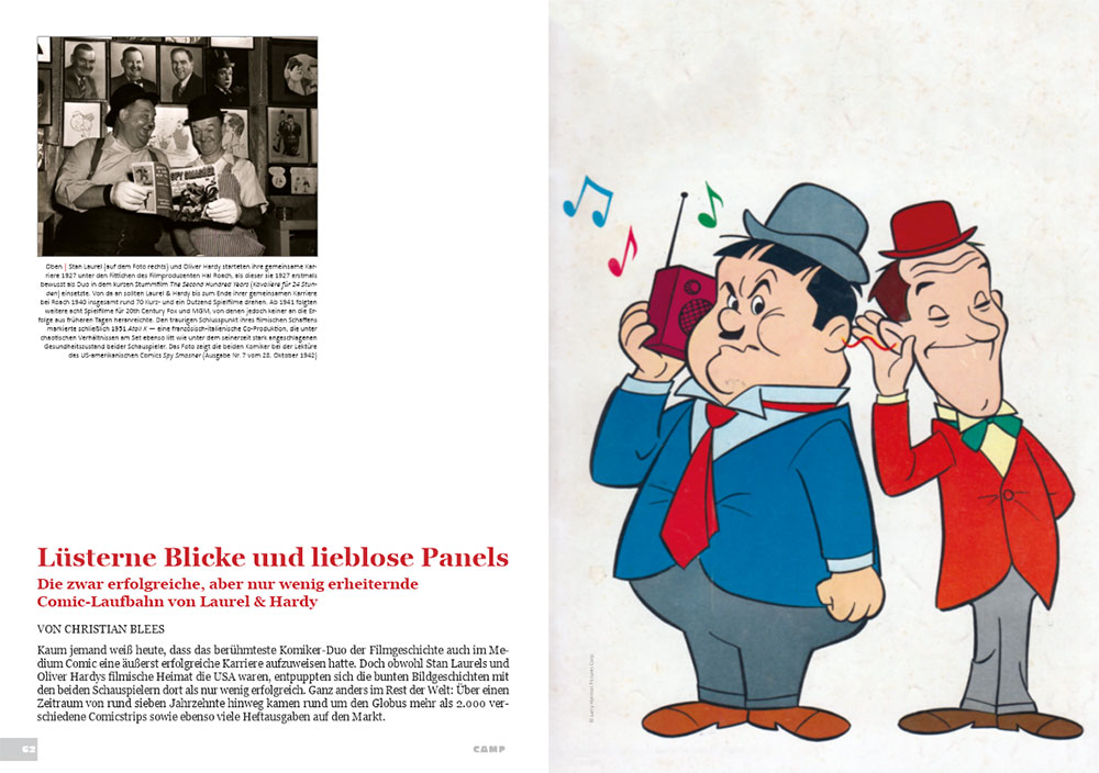 Laurel-&-Hardy-Comics auf der ganzen Welt