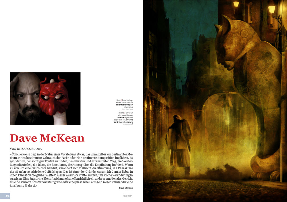 Illustrationen des Briten Dave McKean