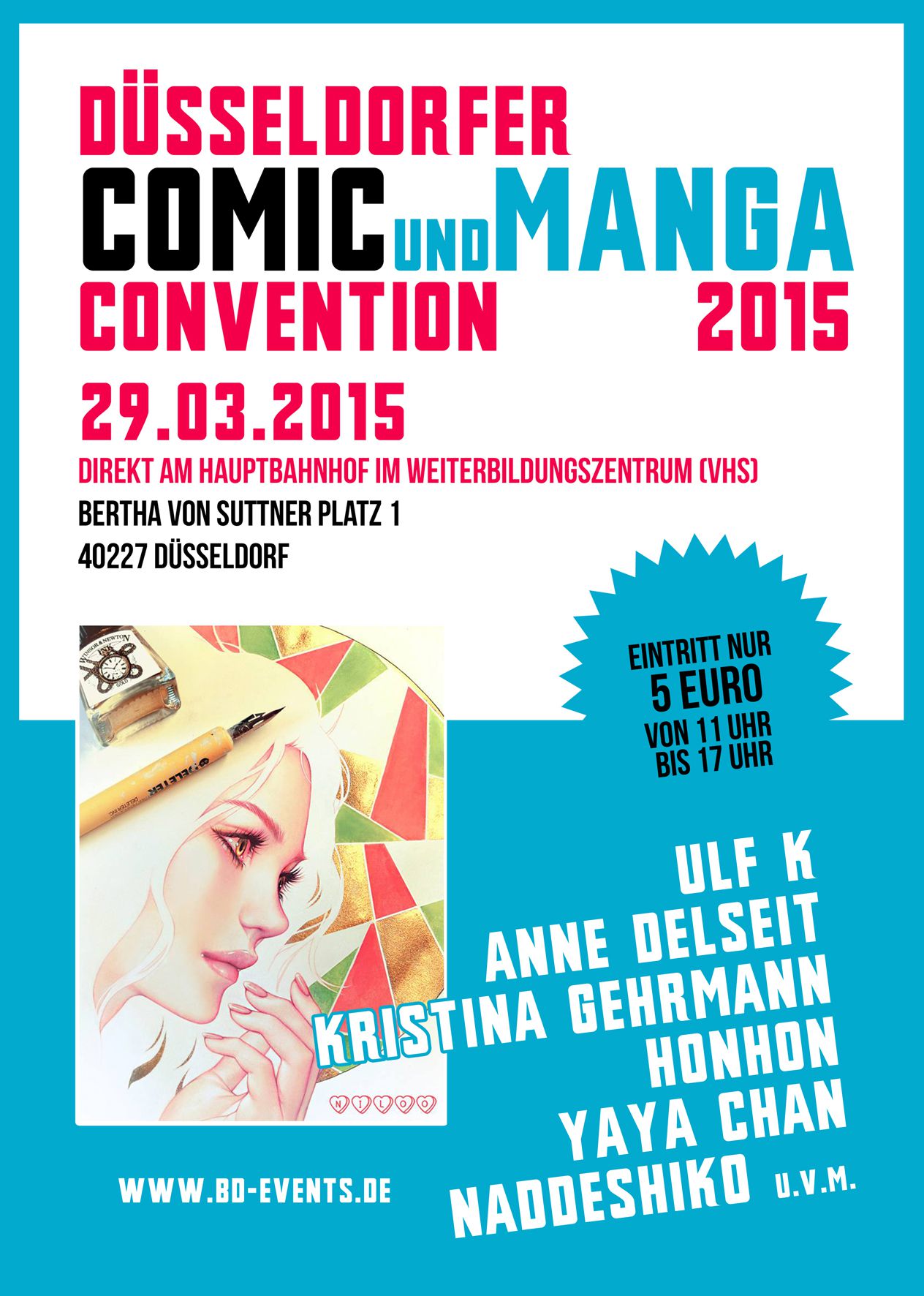 Comic- und Manga-Convention 2014 Flyer