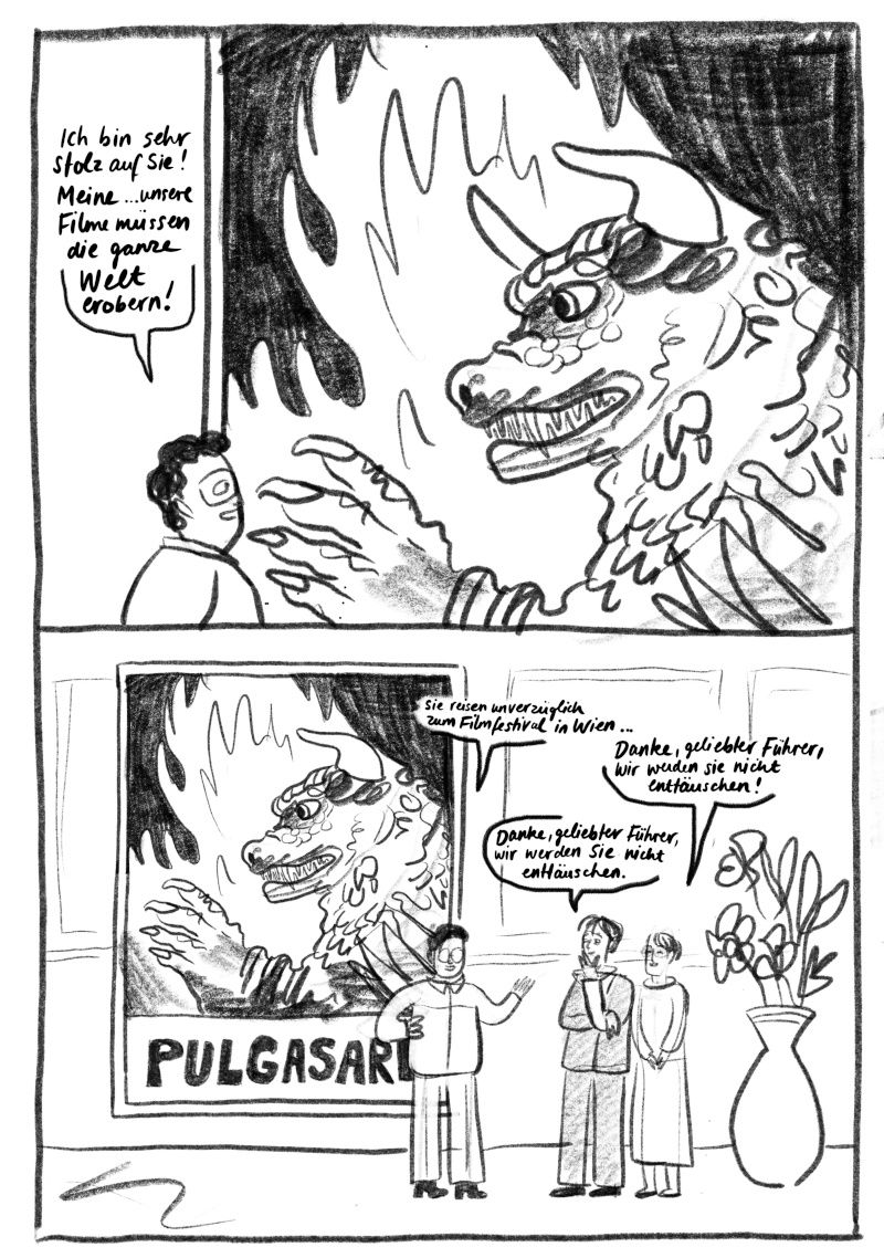 Beispielseite aus dem Siegercomic.